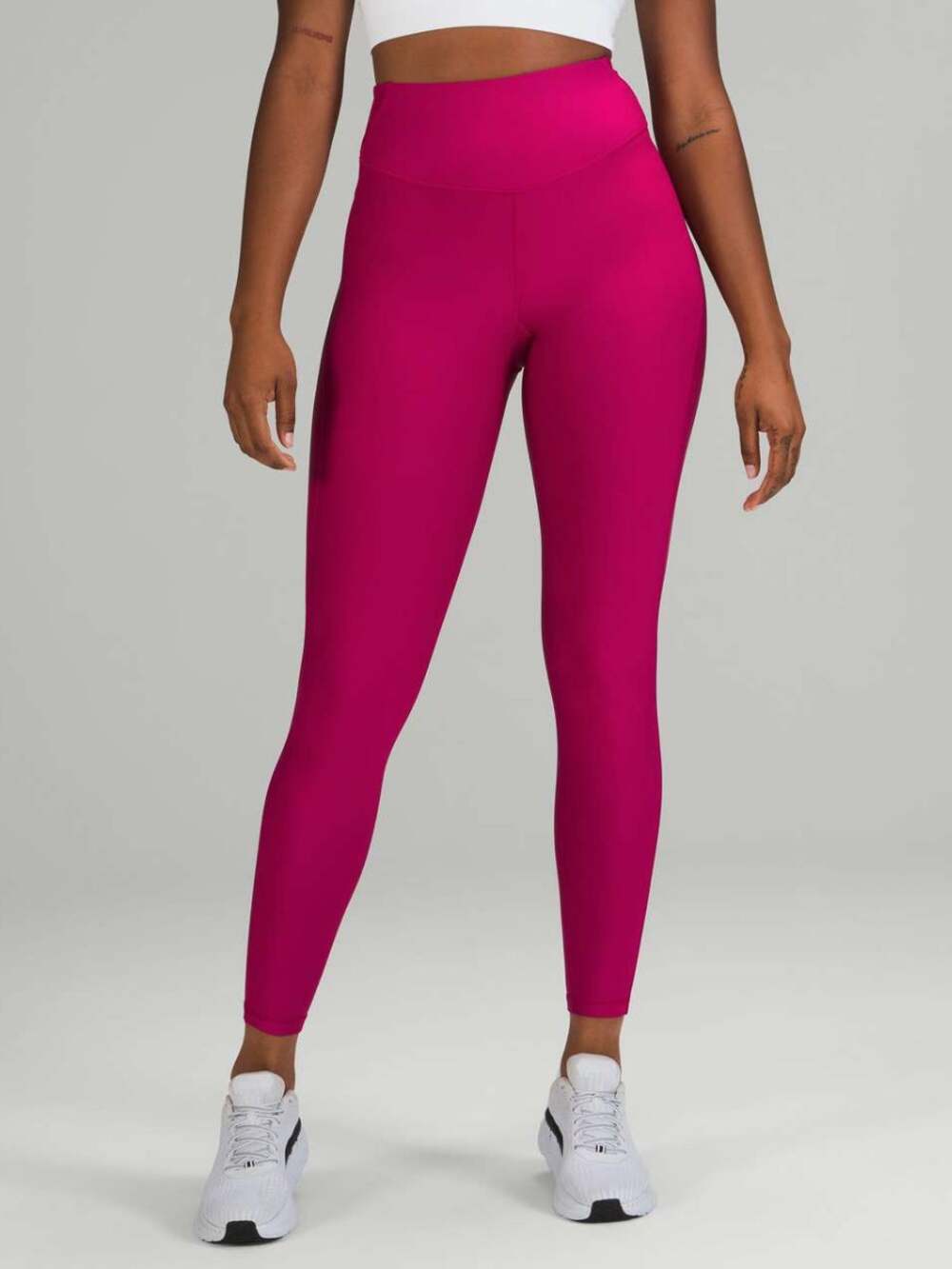 LULULEMON Base Pace High-Rise Fleece Tight 28" Size 8 Wild Berry